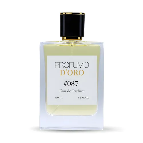 Profumo D’oro #087 – moderner Herrenflakon, Hauptansicht des süß-warmen Eau de Parfum